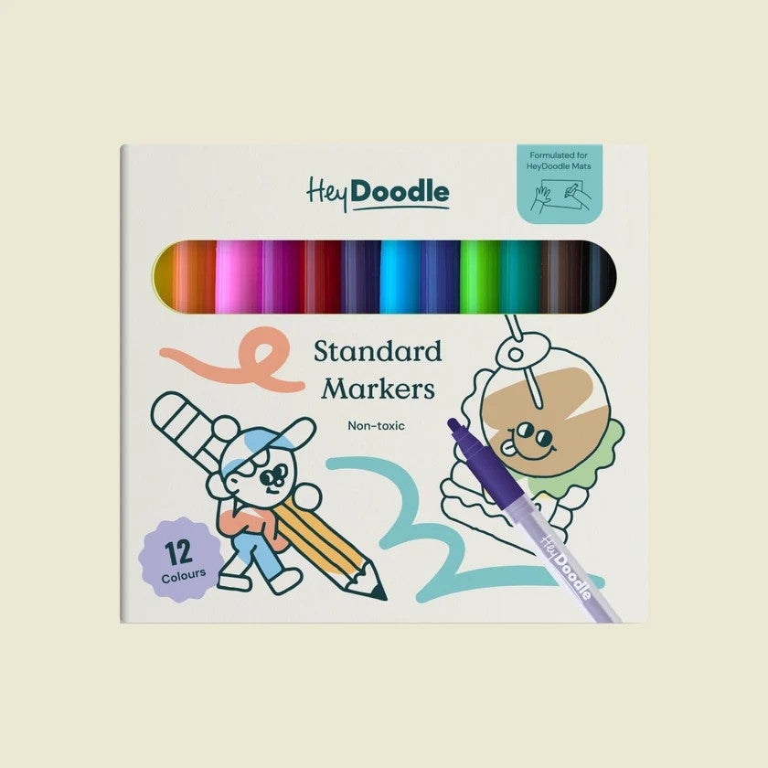 Hey Doodle Standard Markers 12pk