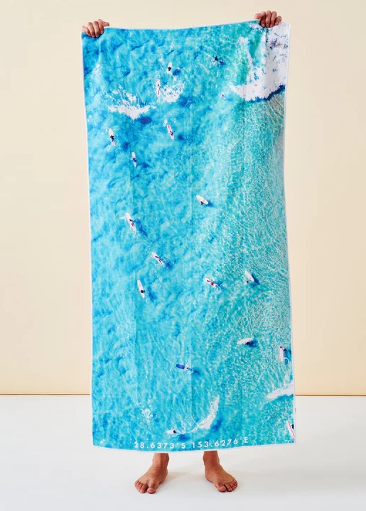 Longboard Party Beach Towel