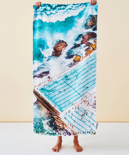 Icebergs Summer Beach Towel