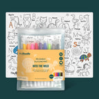 Hey Doodle- Reuable Silcone Placemat Into The Wild 