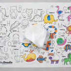 Hey Doodle- Reuable Silcone Placemat Into The Wild 