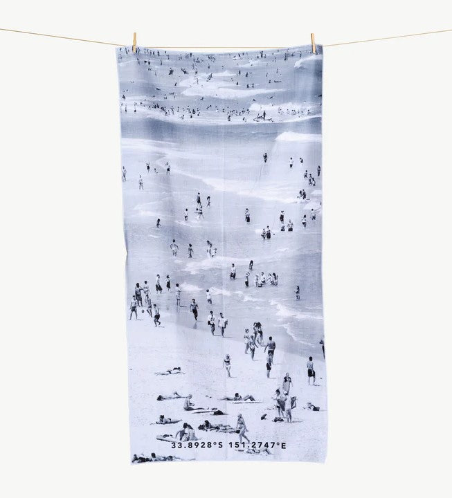 Beach Scene Beach Towel