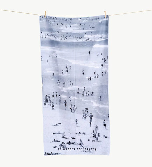 Beach Scene Beach Towel
