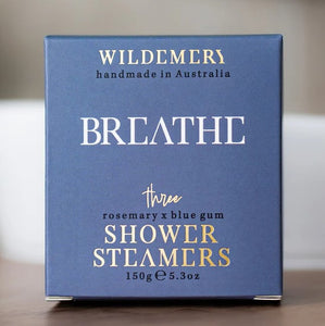 Wild Emery Shower Steamer 3 Pack Breathe