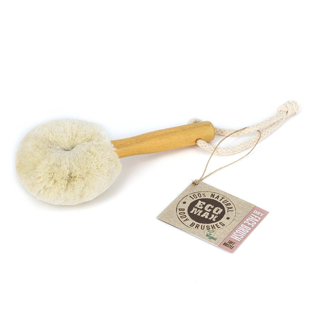 Ecomax Dry Face Brush - Soft Jute