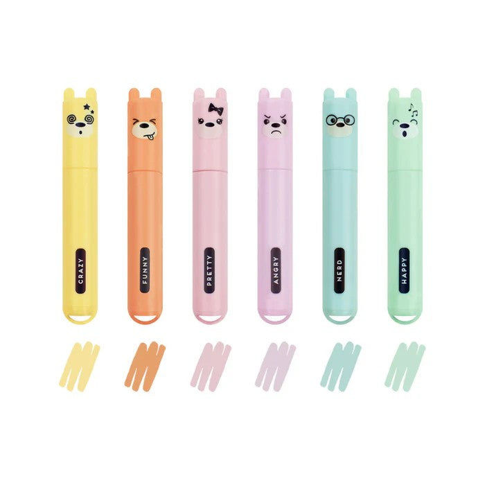 Teddys Style- Mini Pastel Highlighters 