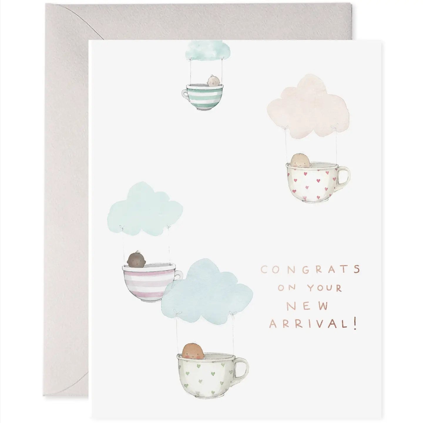 Card - Tea Cup Babies