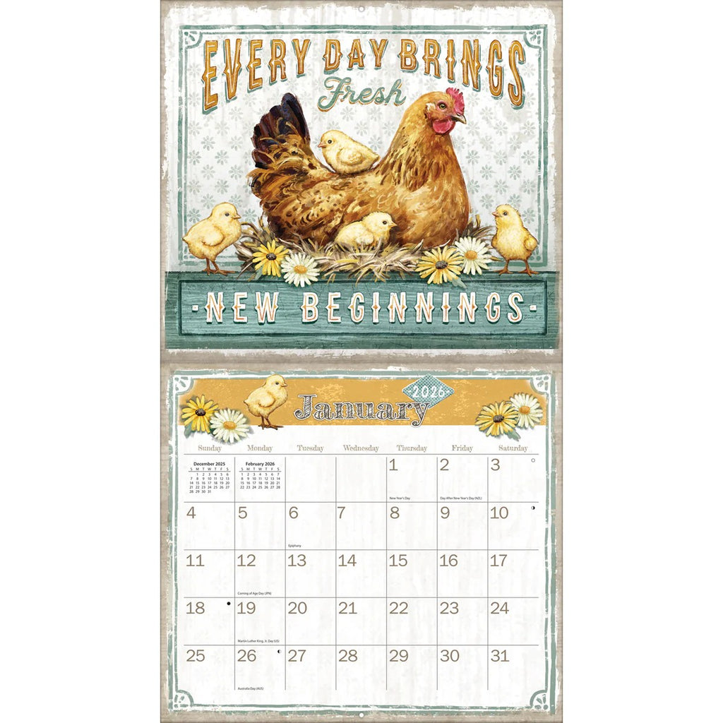 Farmhouse Calendar