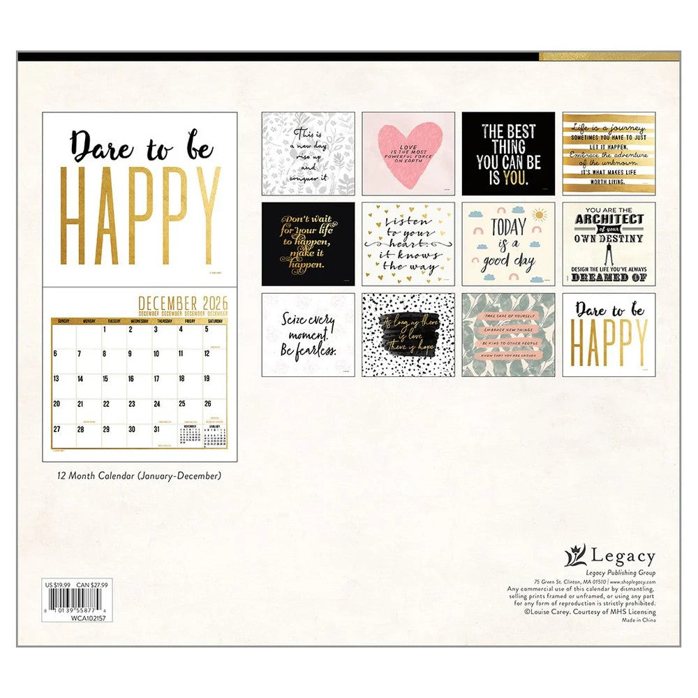 Live, Laugh, Love Calendar 