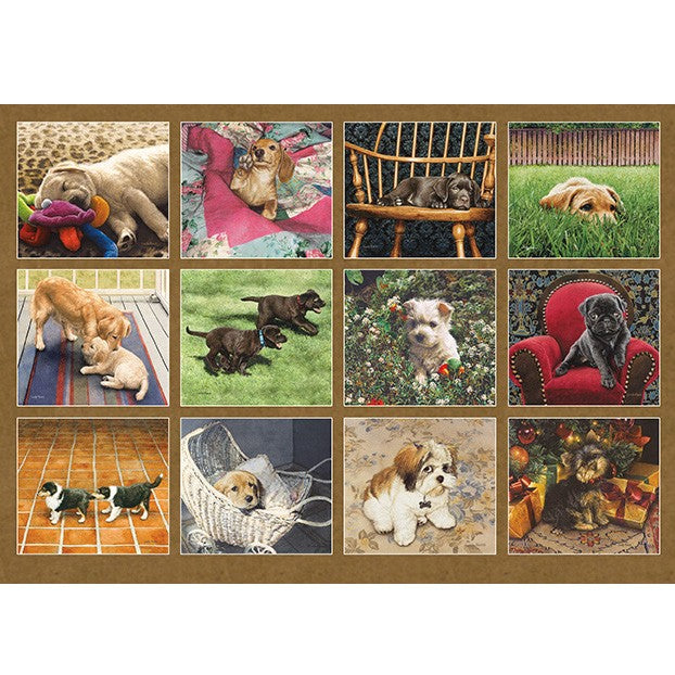 Puppies Wall Calendar 