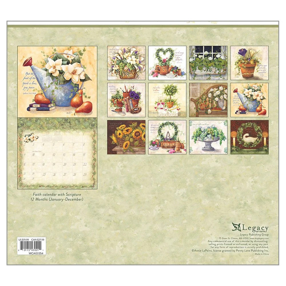 Graceful Garden Legacy Calendar