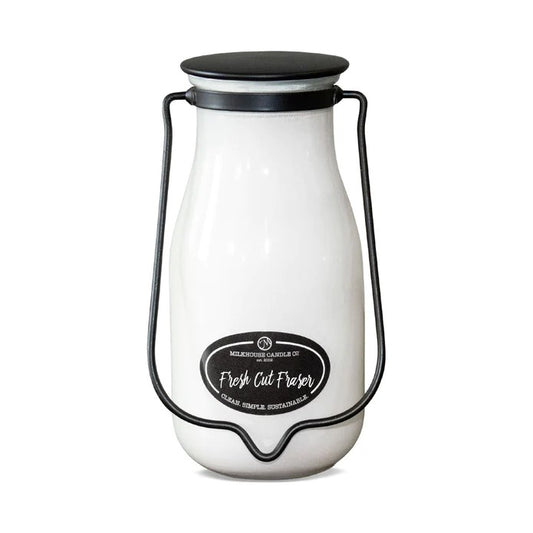 Milkbottle Candle Large - Fresh Cut Fraser