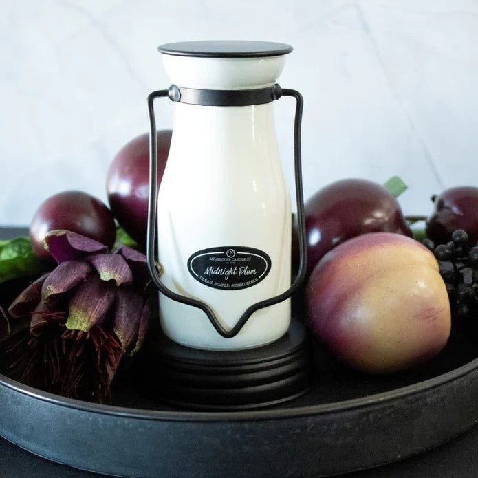 Milkbottle Candle Small - Midnight Plum
