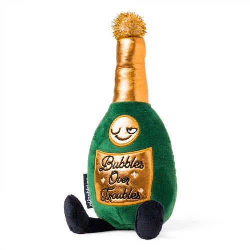 Punchkins - Bubble Over Troubles Champagne Wine Bottle Plushie