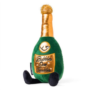 Punchkins - Bubble Over Troubles Champagne Wine Bottle Plushie