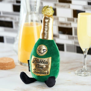 Punchkins - Bubble Over Troubles Champagne Wine Bottle Plushie