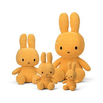 Miffy Eco Corduroy Yellow 33cm