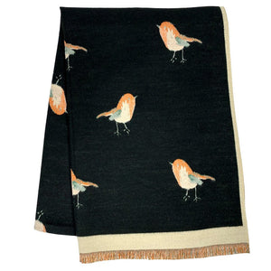Luxe Shawl - Cahshmere Feel Bird 