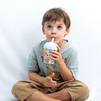 Chino Club - Fruits Blue Mini Smoothie Cup And Straw