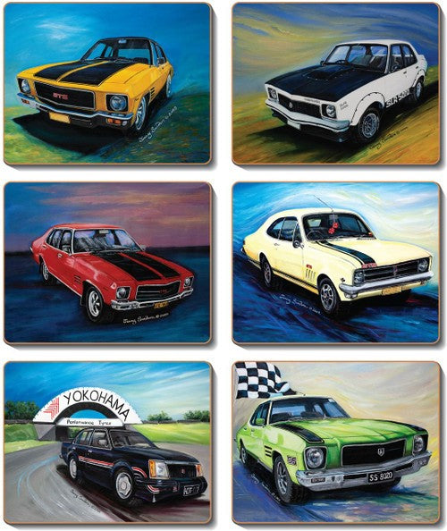Hot Classics S/6 Coasters