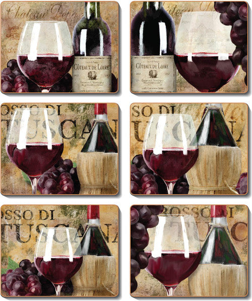 Old Wine World S/6 Coasters