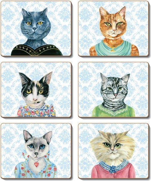 Lady Cat Luncheon Coaster