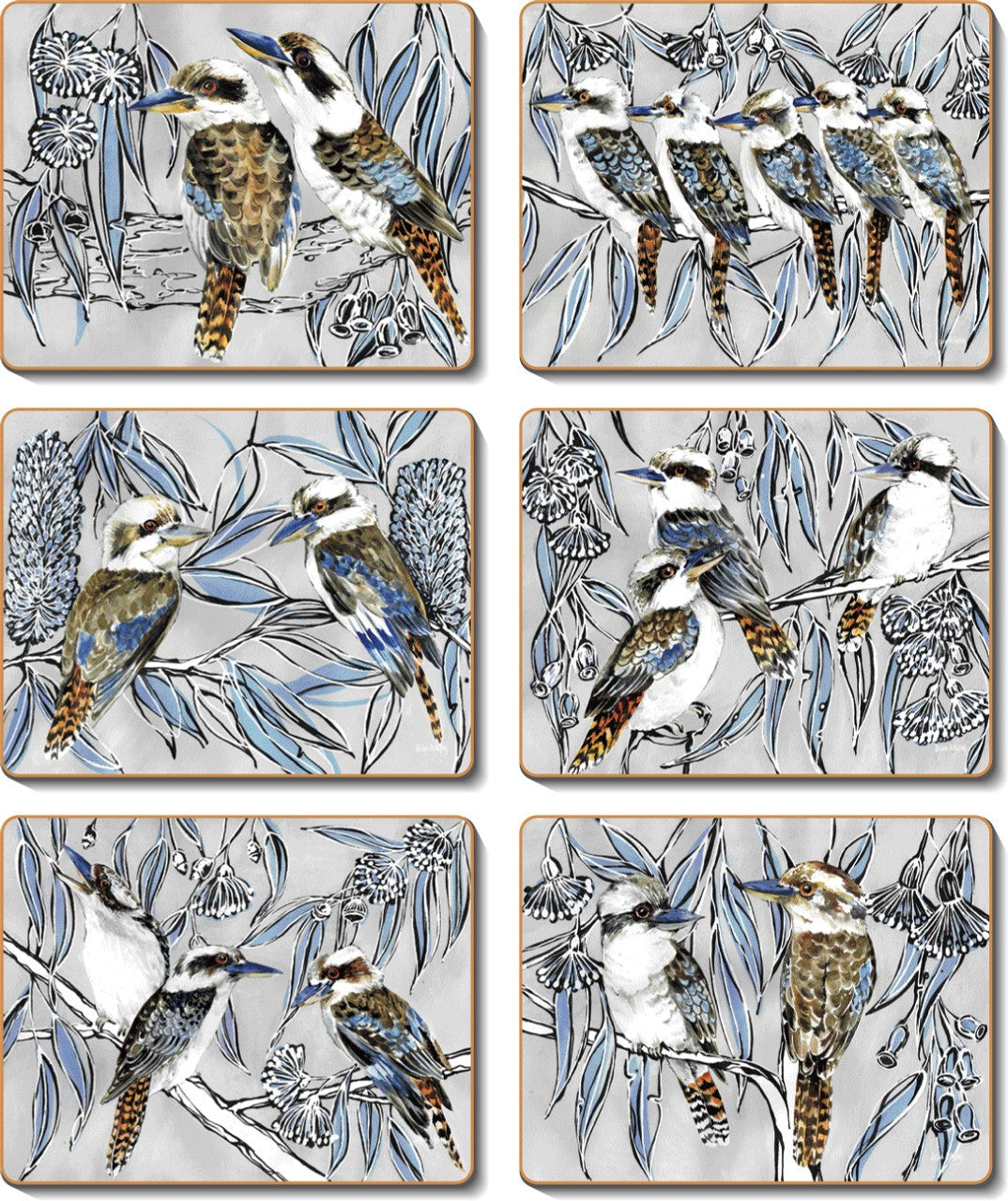 Kookaburra Laugh Coasters
