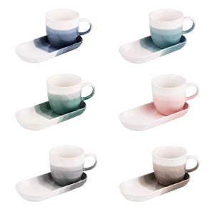 Immerse Mug & Plate Set Blush 