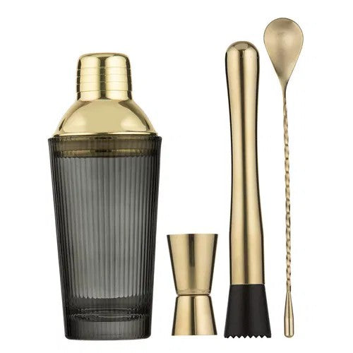 Cyrus Charcoal 4pc Cocktail Set 