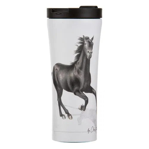 Horses By Charlotte Black Travel Mug 