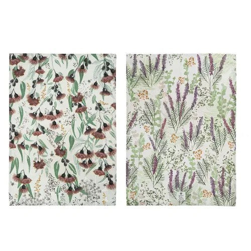 Trudys Garden Silver Princess Grevillea 2pk Kitchen Towels