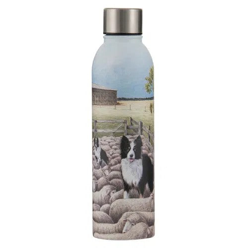 Working Dog Sheep Yard Drink Bottle