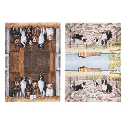 Working Dogs Farm 2pk Kithen Towel