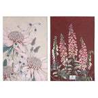 Secret Garden Pink 2pk Kitchen Towel 