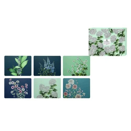 Secret Garden Blue 6pk Placemat 