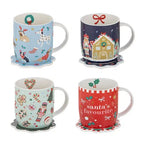 Festive Fun Mug And Coaster Set [sty:merry Christmas]