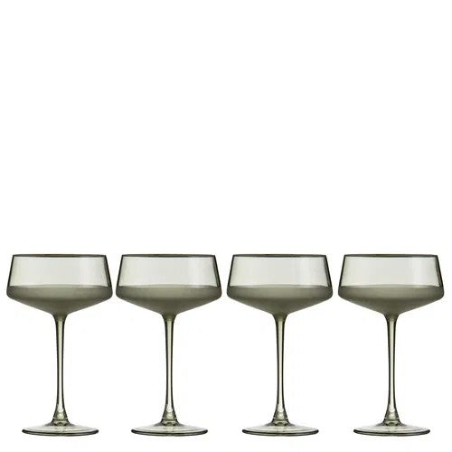 Panama Moss 4pk Coupe Glass 