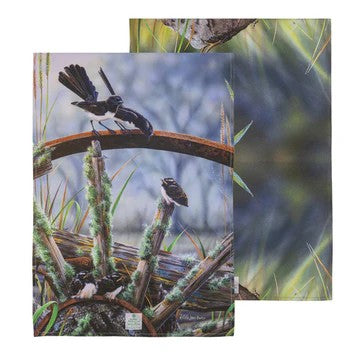 Australia Small Birds Wren/wagtail Tea Towels
