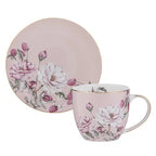 Raspberry Rose Cup & Saucer