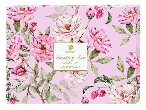 Raspberry Rose Placemat 6pk