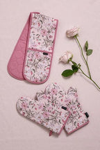 Raspberry Rose 2pk Oven Mitt