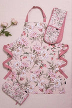Raspberry Rose 2pk Oven Mitt