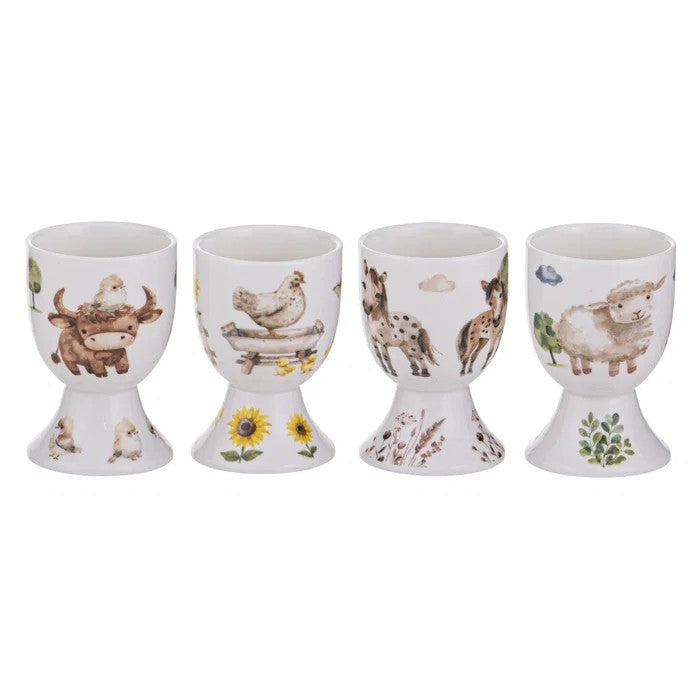 Little Farm Egg Cup Set Of 4