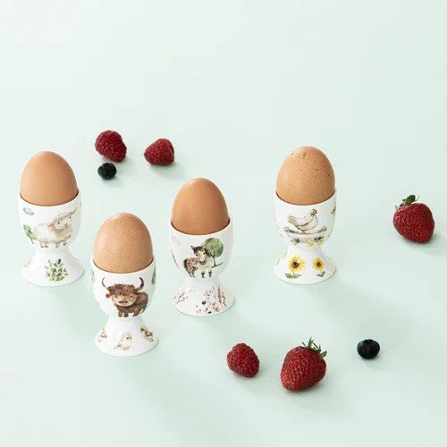 Little Farm Egg Cup Set Of 4