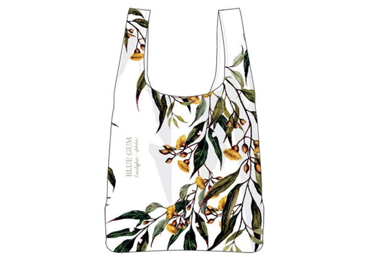 Blue Gum Australian Floral Emblems Reusable Tote Bag