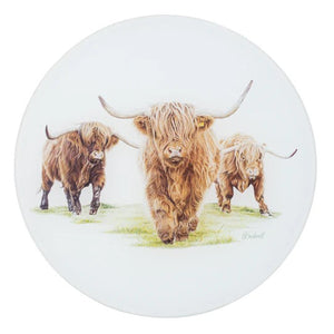 Highland Herd Round Surface Protector