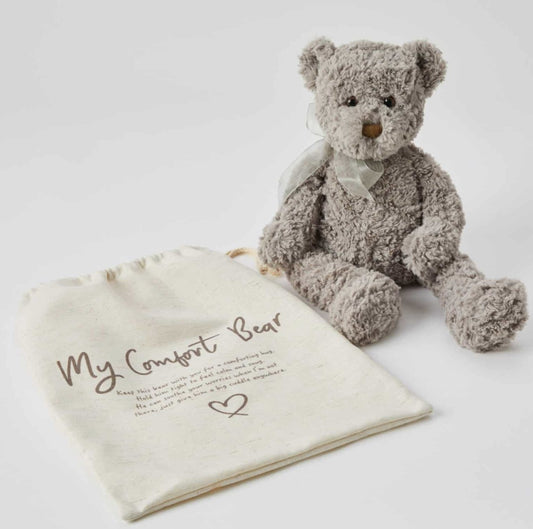 Darcy The Comfort Bear - Grey