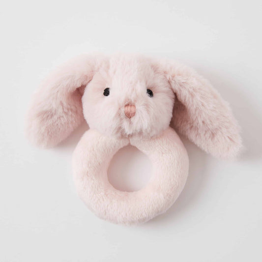 Pink Bunny Rattle
