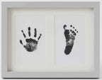 Keepsake Diy Hand & Foot Photo Frame Grey