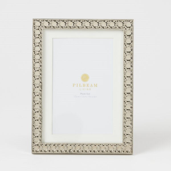 Banyan 4x6 Photo Frame- Silver 